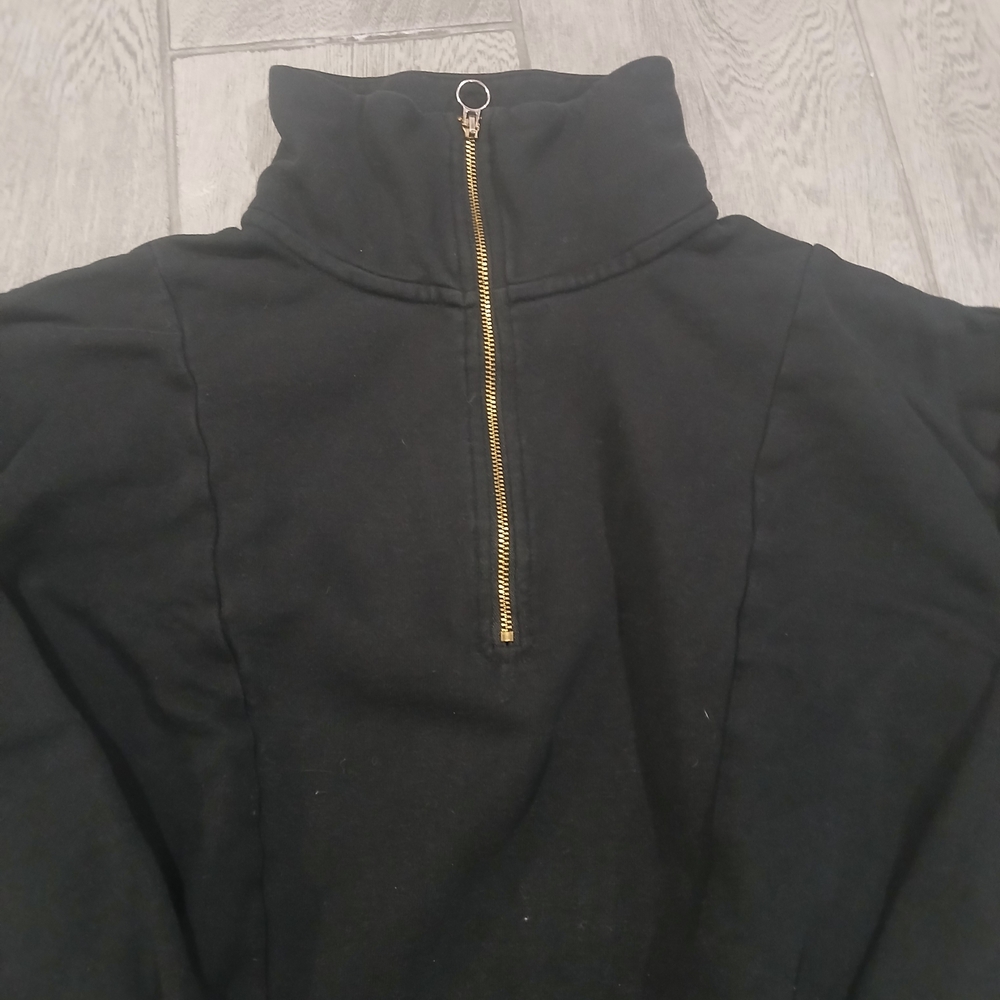 a new day Black Zip-Up Men's Sweater